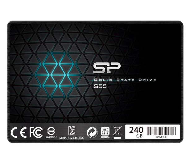 Dysk SSD SILICON POWER S55 240GB 2.5" SATA3 7mm SP240GBSS3S55S25 - 256720 - zdjęcie